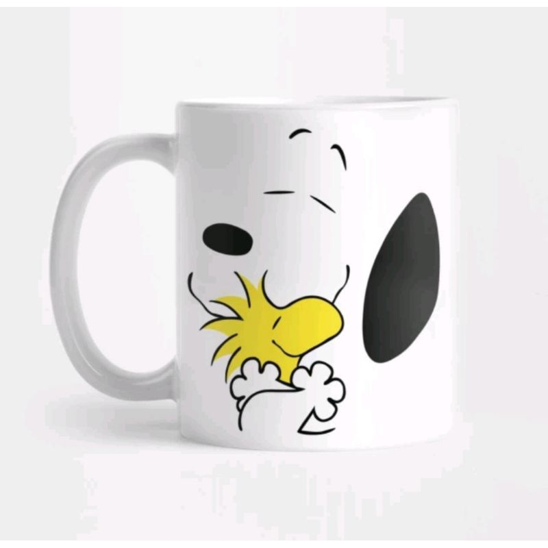 Mug Hug Snoopy|Mug kartun|Mug Hadiah