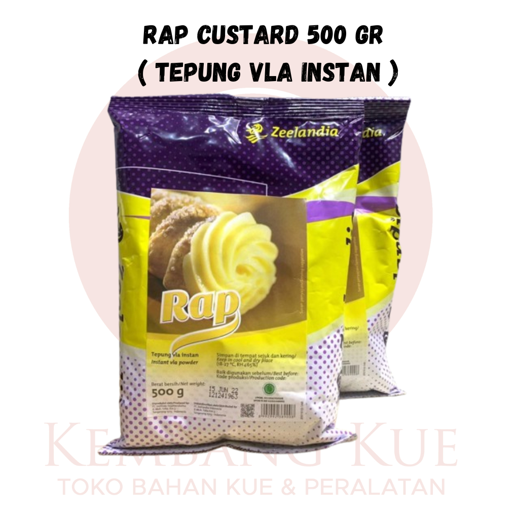 

Tepung Vla Instant Zeelandia Rap Custard 500 gram / Custard Powder { KEMBANG KUE }