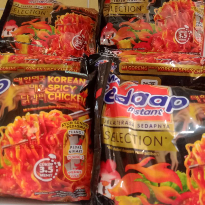 

mi sedap pedas 90 gr mie sedaap goreng korea