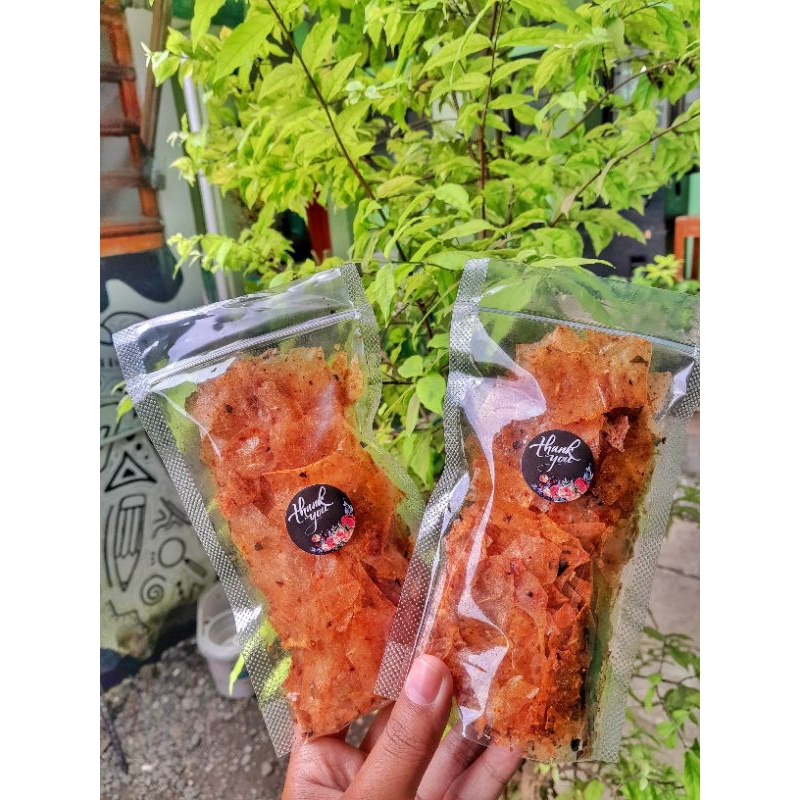 

KERIPIK KACA PEDAS MANIS/KERIPIK KACA GURIH/KERIPIK KACA DAUN JERU