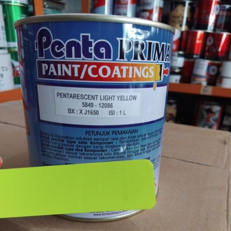 CAT PU KUNING STABILO