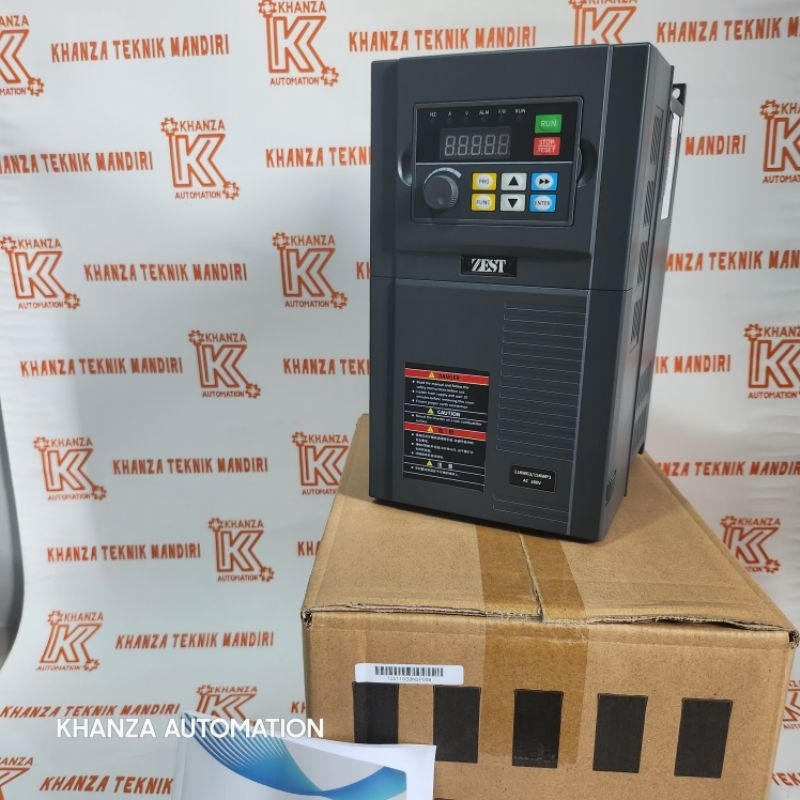 INVERTER VFD ZEST 1 PHASE 220v TO 3 PHASE 380v 7.5kw / 10hp