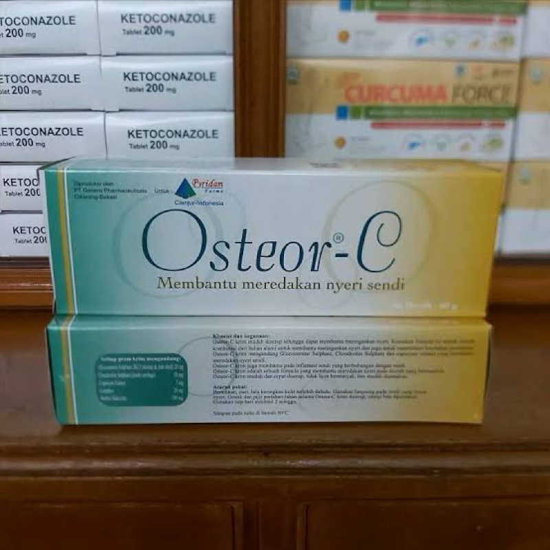 osteor C cream membantu meredakan nyeri sendi @60gr