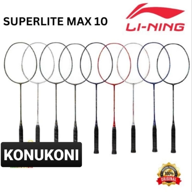 Raket Badminton Lining Gforce SUPERLITE MAX 10 Original / Superlite Max 10
