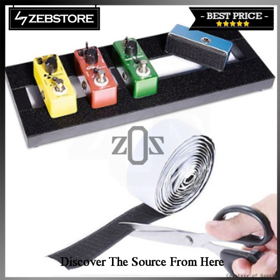 Tape Velcro Effect Pedalboard Mounting Double Hook 2mx5cm