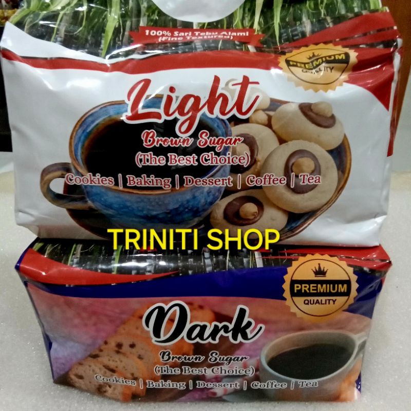

BROWN SUGAR LIGHT & DARK 1 KG ( ROYAL SEMUT )