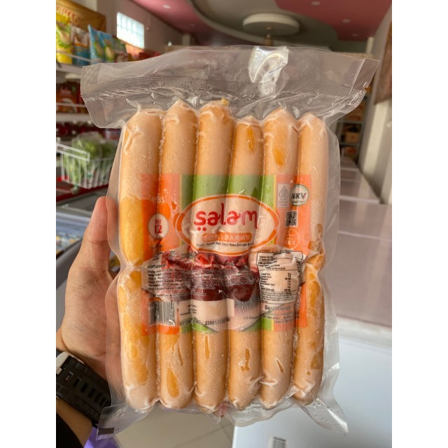 

Salam Sosis Bakar 550gr isi 13 | Sosis Bakar Salam Mini 500gr isi 12 | SosBak Salam Mini Jumbo Murah Enak Halal Harga Grosir