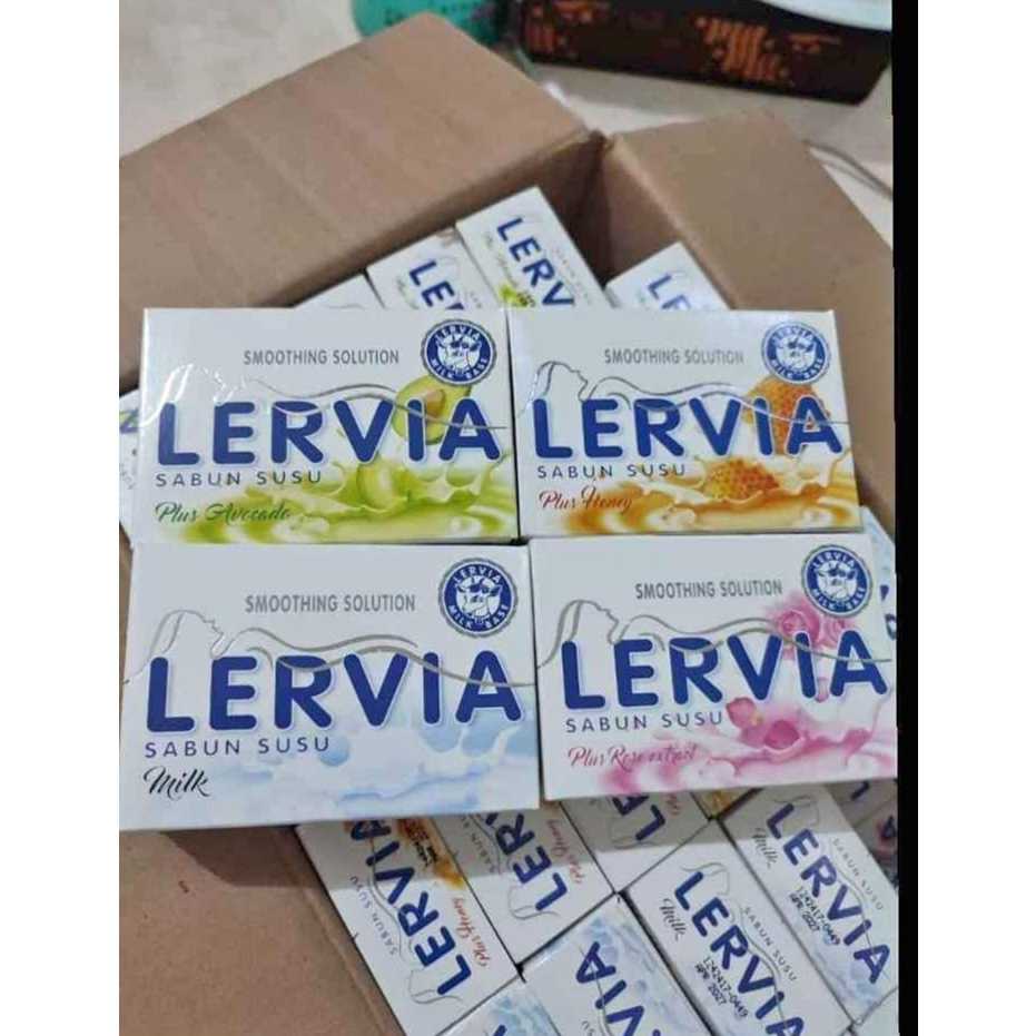 LERVIA SABUN BATANG 90 GRAM / SABUN BATANG LERVIA SABUN MANDI SUSU LERVIA 90 GR