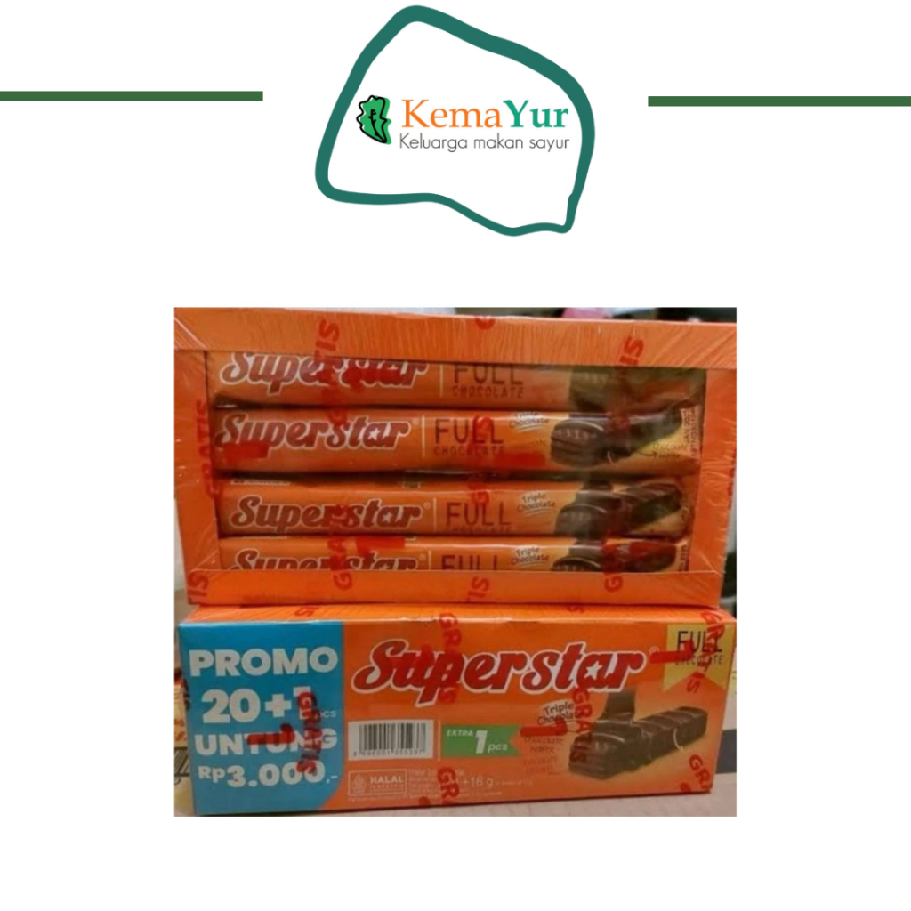 

SUPERSTAR Wafer - 1 box (20 pcs @16 gram)