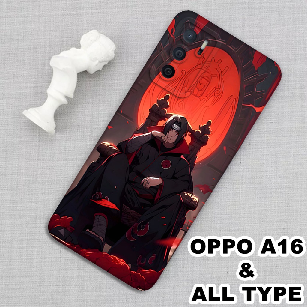 (GC7) Softcase karet Hp OPPO A16 | Case Naruto | Case OPPO A16 Silikon Tpu Pro Camera | Kesing OPPO 
