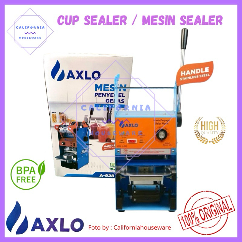 Cup Sealer Mesin Pres Gelas Plastik / Mesin Sealer Gelas Plastik / Cup Sealer Axlo A-928