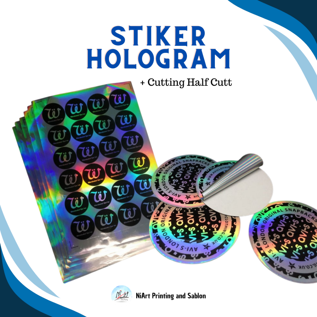 

STIKER HOLOGRAM UKURAN A3+ SUDAH TERMASUK CUTTING UKURAN DAN DESAIN BISA CUSTOM SESUAI KEBUTUHAN