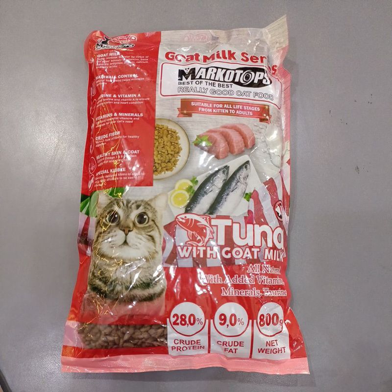 markotops tuna adult 800gr makanan kucing markotops