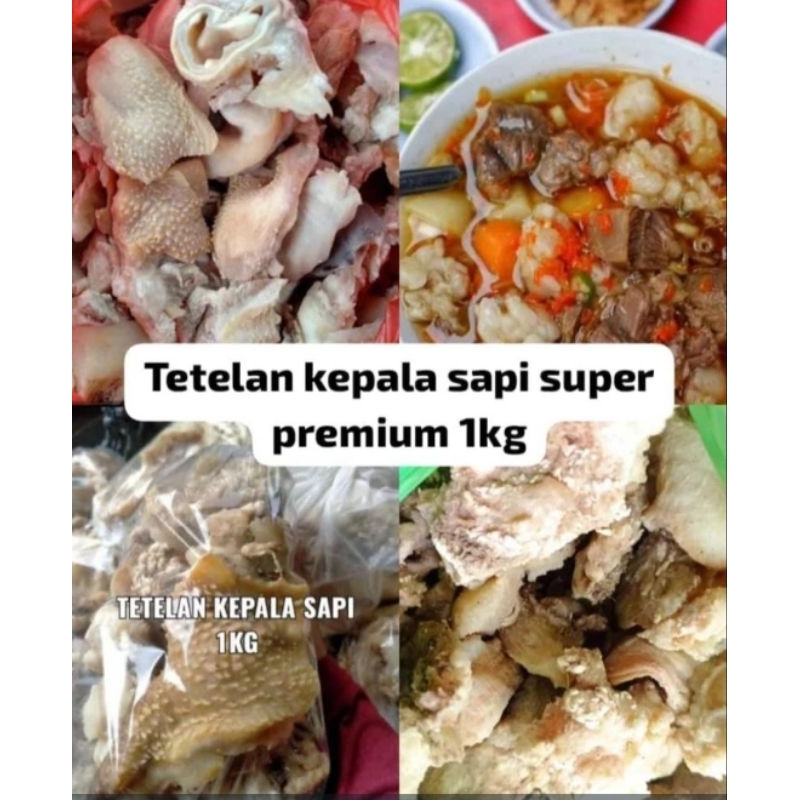 

tetelan kepala sapi|1kg|tetelan daging|frozen food bandung