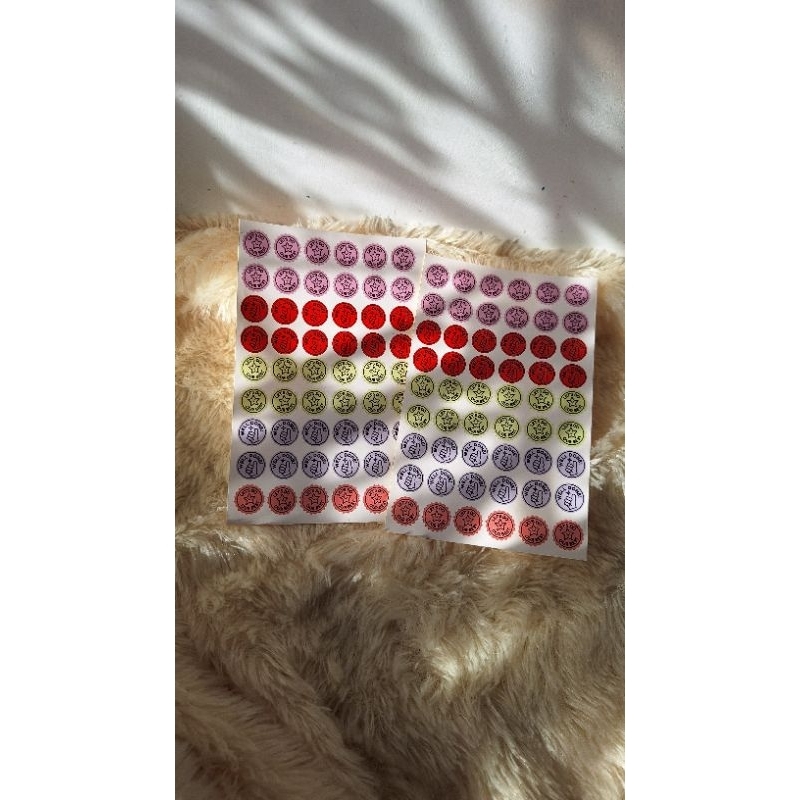 

STIKER APRESIASI / STIKER MONTESSORI / STIKER ANAK / STICKER JURNAL