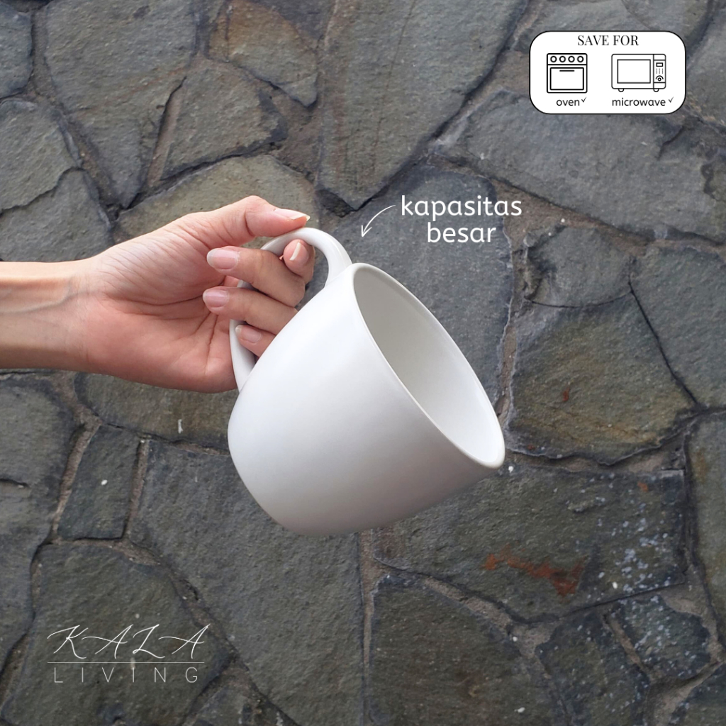 KALA BIGGEU MUG | JUS JUMBO | TABLEWARE KOREA | GELAS TEH | GELAS KERAMIK