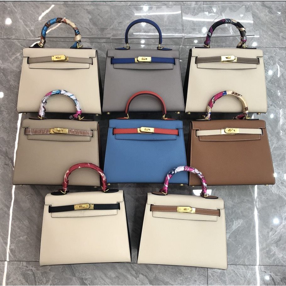 NO BRAND MYOOZ KELLY BAG 25 EPSOM GENUINE LEATHER-TAS WANITA-HANDBAG IMPORT KULIT ASLI