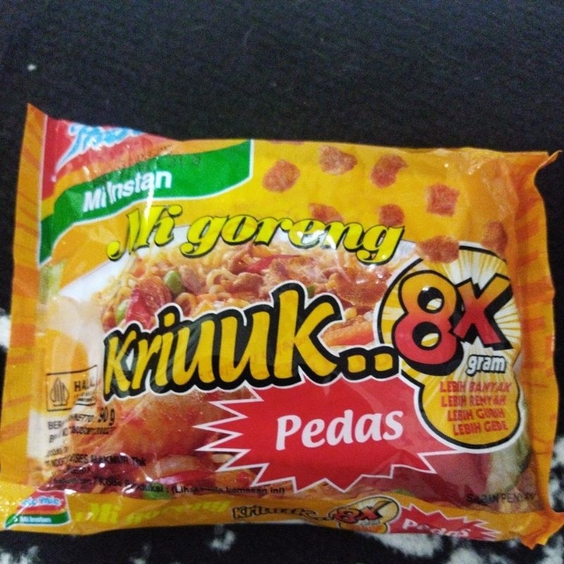 

Indomie goreng kriuk pedas