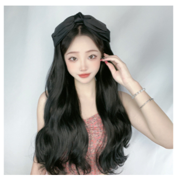 Wig Bando - Wig Bandana Model Panjang