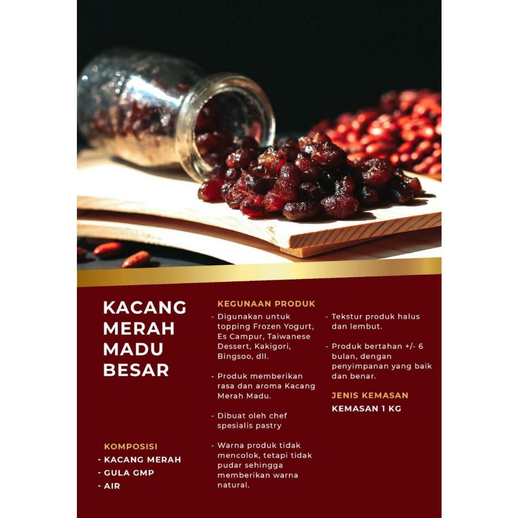 

Pasta Kacang Merah Madu / Sweetened Red Bean