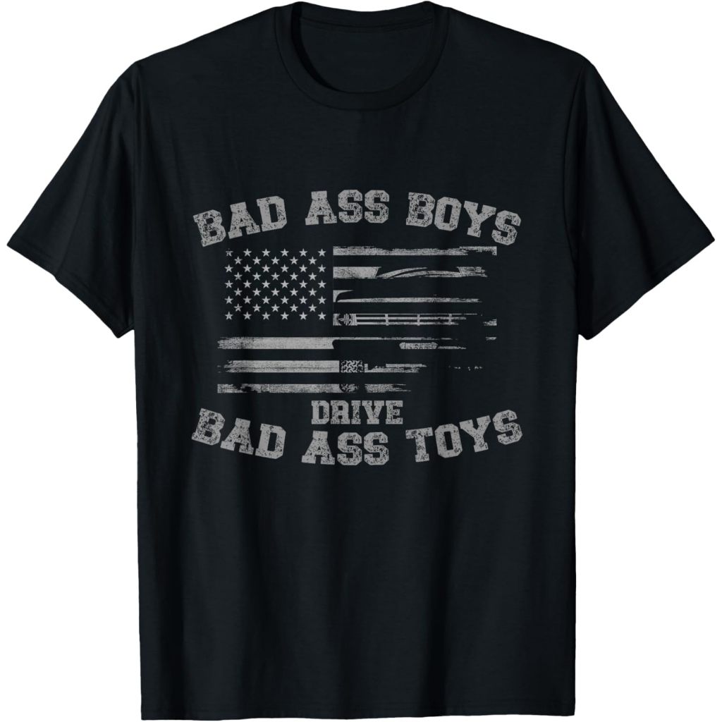 Baju Kaos Dewasa Bad Ass Boys Drive Bad Ass Toys  T-Shirt Pakaian Fashion Atasan Distro Remaja Laki 