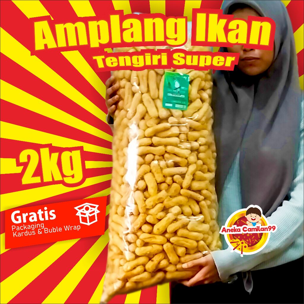 

Amplang Ikan Tengiri 2kg Kualitas Super