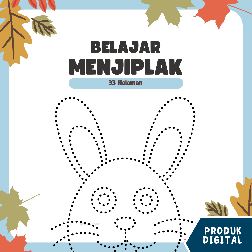 [PRINTABLE] Activity Book - Buku Menjiplak Gambar Hewan, Benda, Bentuk Anak 3-5+ Tahun Buku Aktivita