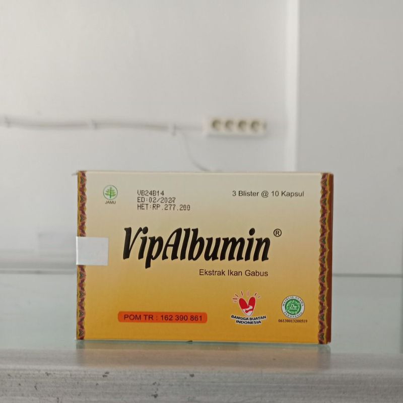 VipAlbumin 1 strip @10 kapsul