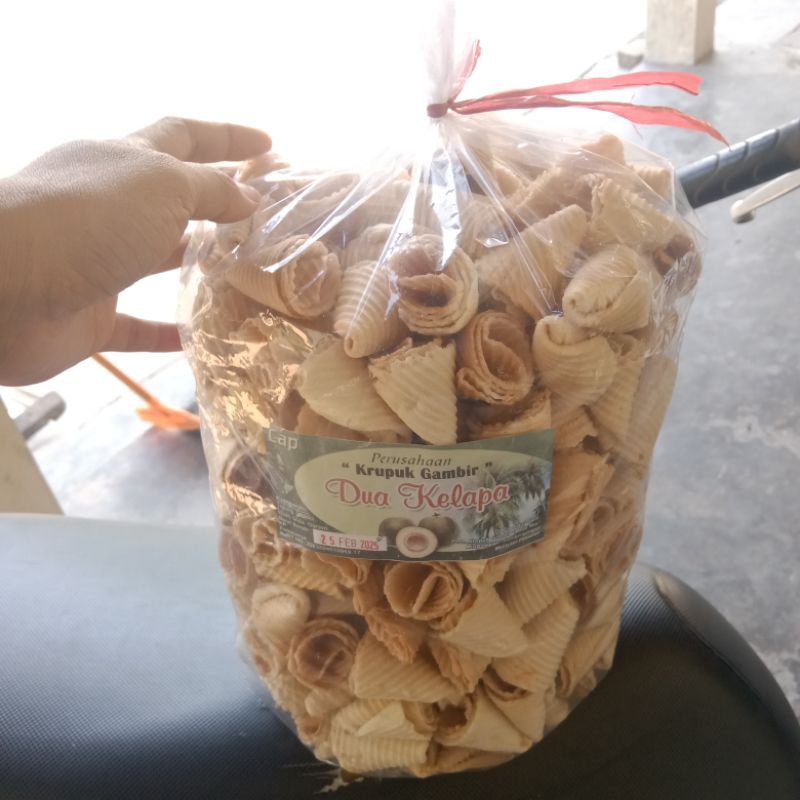 

opak/krupuk gambir kemasan 500gr