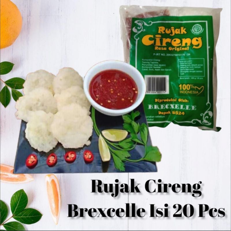 

rujak cireng brexcelle brecxelle isi 20 pcs free bumbu rujak