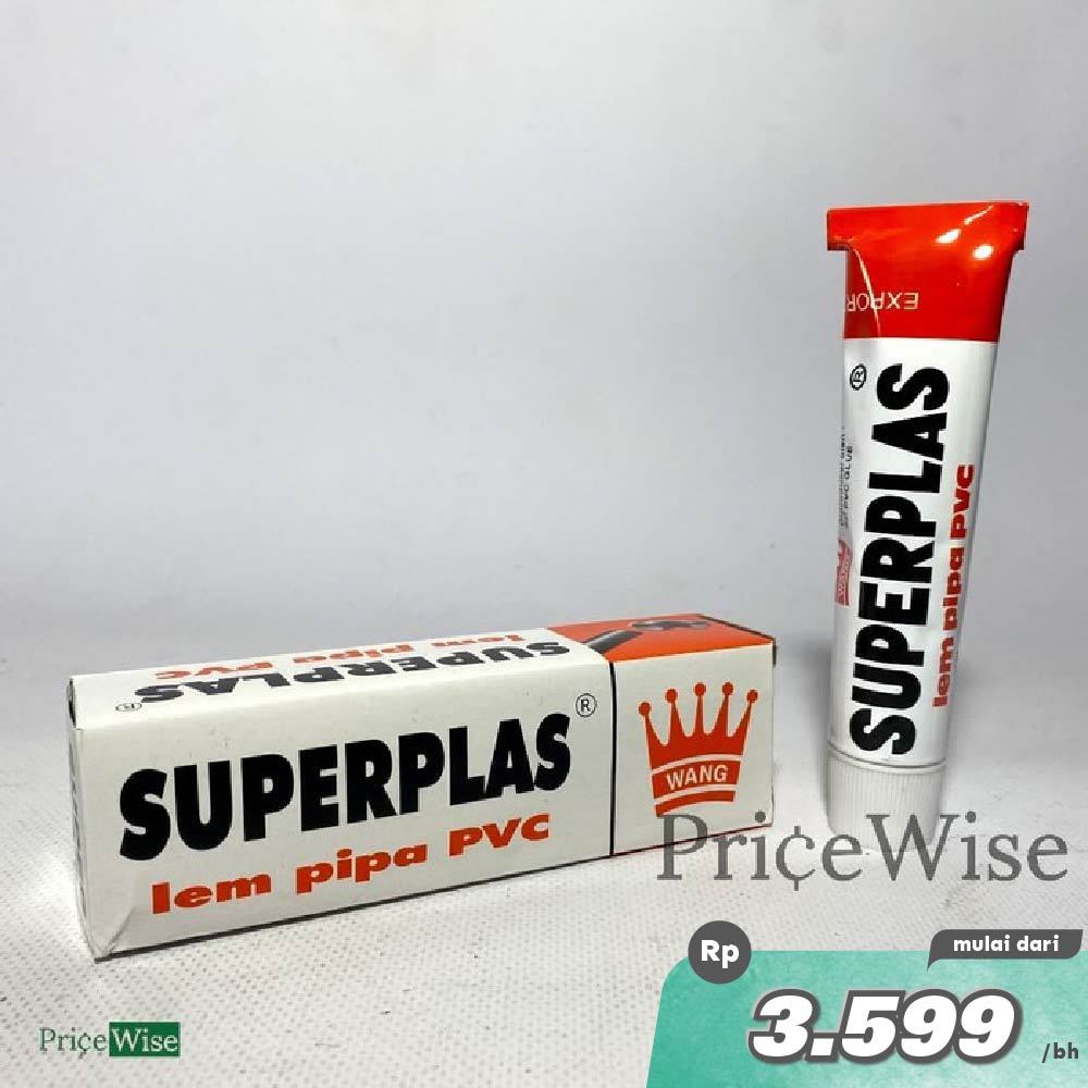 (GROSIR) Lem Pipa PVC Superplas / Lem Paralon PVC / Lem Pralon