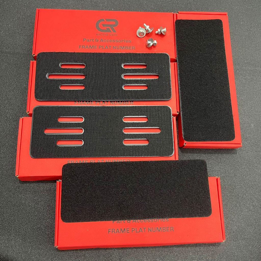 TERBARU DUDUKAN PLAT NOMOR / FRAME  PLAT MOTOR ( CLEAN LOOK ) FRAMELESS LICENSE PLATE TATAKAN DUDUKA