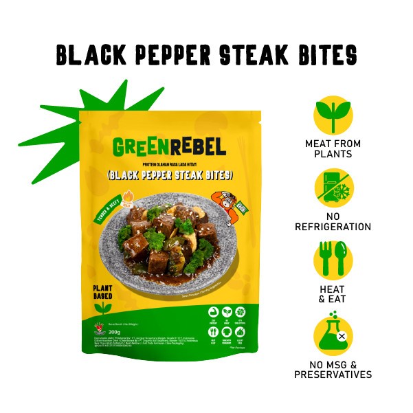 

Green Rebel Heat & Eat Daging Sapi Blackpepper 200 gr