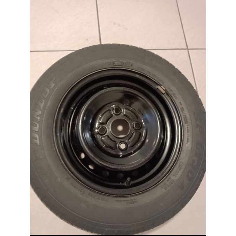 Ban DUNLOP R14, 185/80 + VELG 14inch, PCD 4 x 114