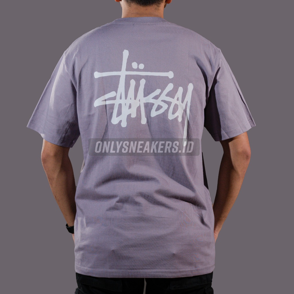 STUSSY BASIC STUSSY MAUVE TEE