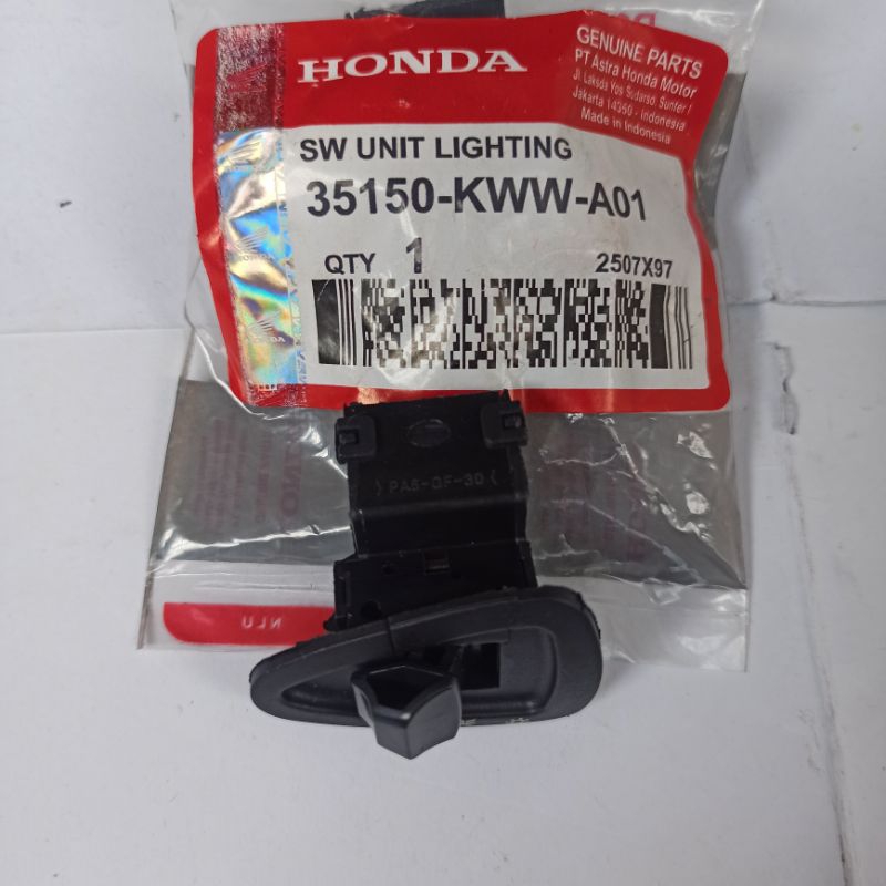 tombol lampu saklar lampu vario tecno karbu/blade/ revo absolute/scoopy karbu