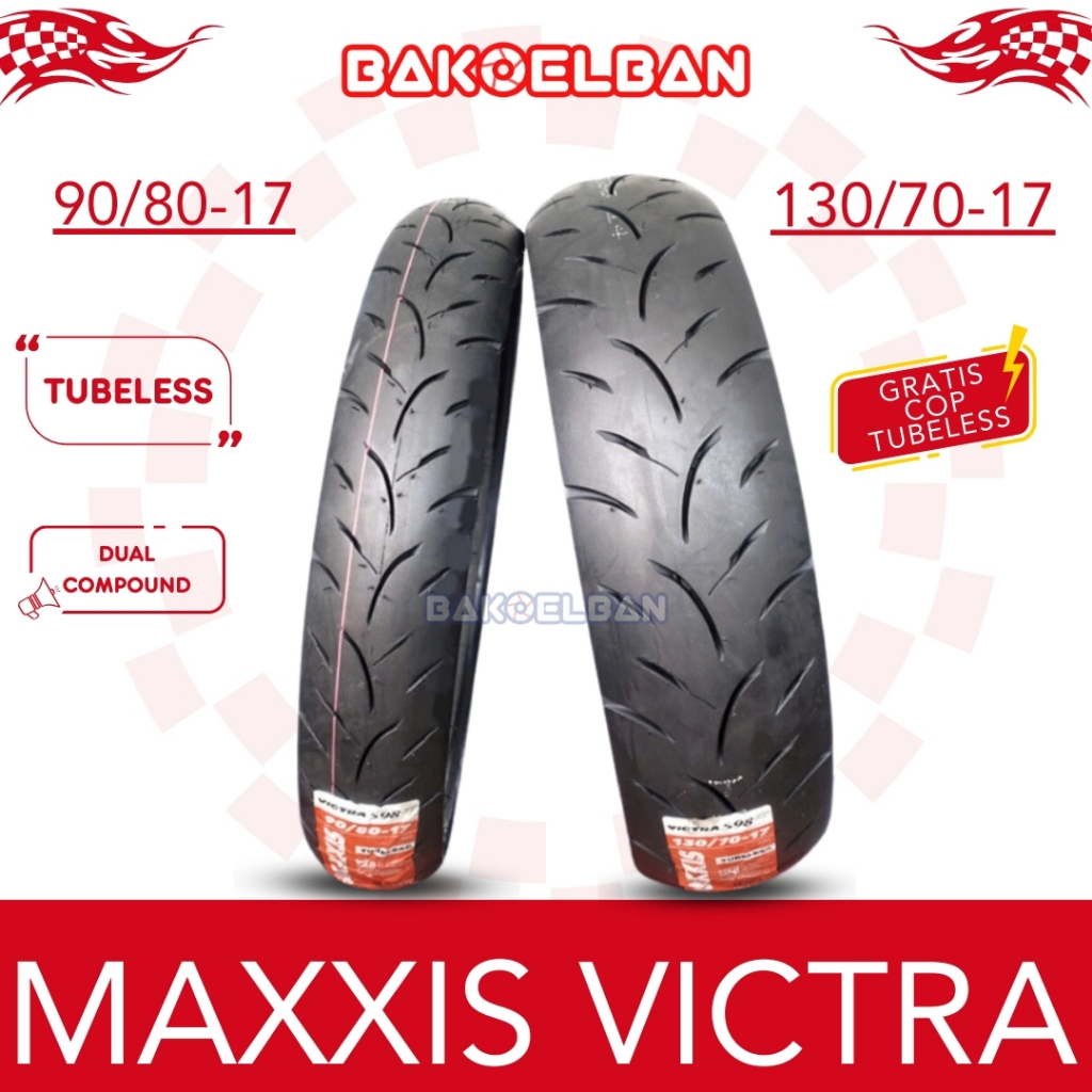PAKET BAN MAXXIS VICTRA 90/80-17 & 130/70-17