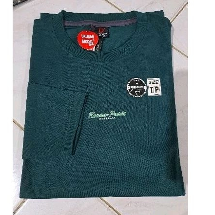 Kaos Lengan Panjang Pria Wanita Bahan Katun