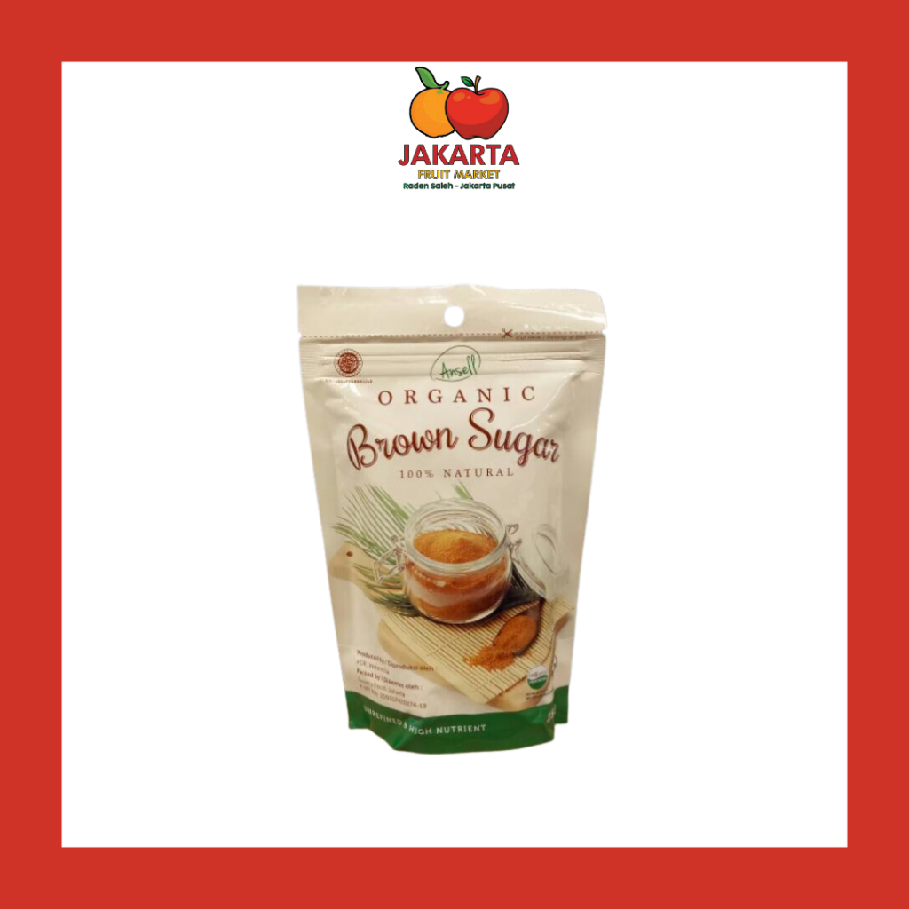 

ANSELL ORGANIK BROWN SUGAR 150GR / GULA NIRA ORGANIK