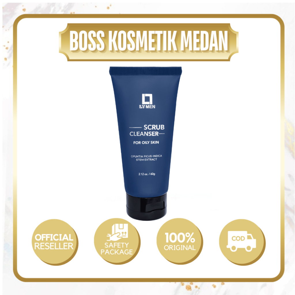 LT Men Scrub Cleanser 60gr (For Oily Skin)