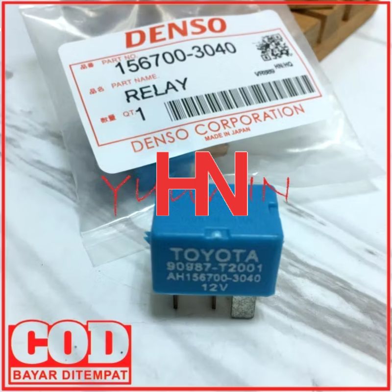 Relay Denso 12v Kaki 4