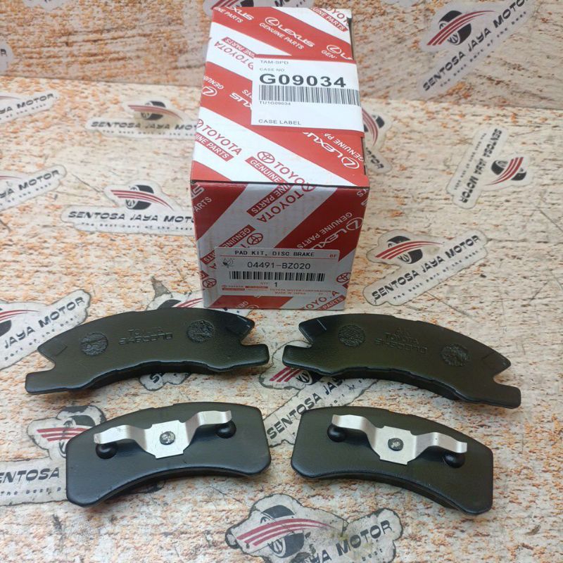 Kampas Rem Depan Toyota Agya Ayla Matic Original