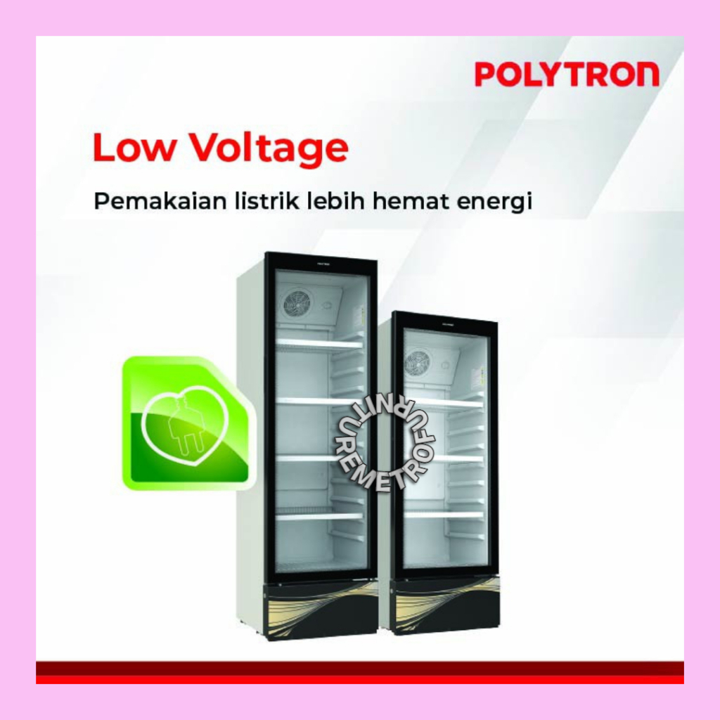 SHOWCASE POLYTRON KULKAS PENDINGIN MINUMAN POLYTRON FREE ONGKIR SERANG KOTA