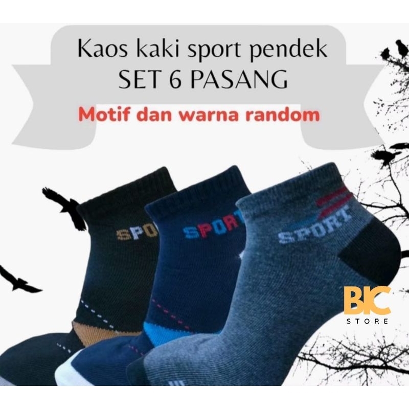 KAOS KAKI SPORT PENDEK SEMATAKAKI (GROSIR)