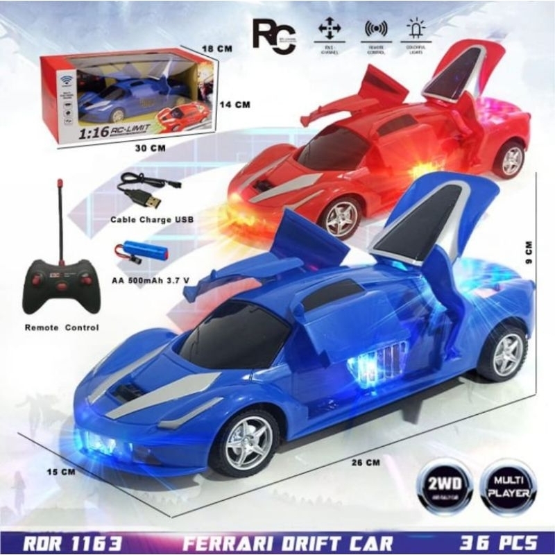 PROMO RC FERRARI / MOBIL FERRARI REMOTE CONTROL / MOBIL BUKA PINTU / RC MOBIL BALAP