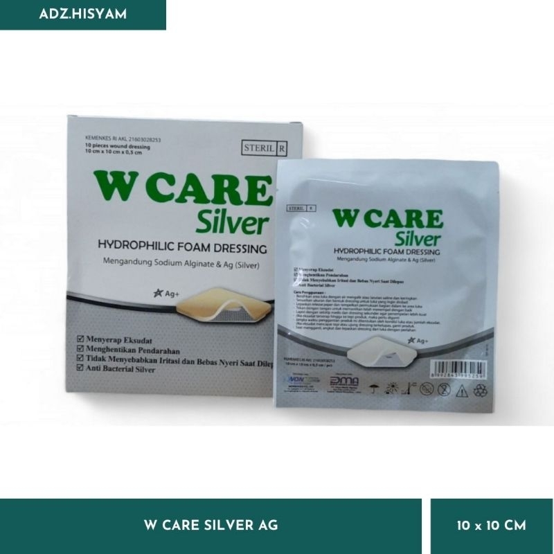 W CARE SILVER AG FOAM DRESSING