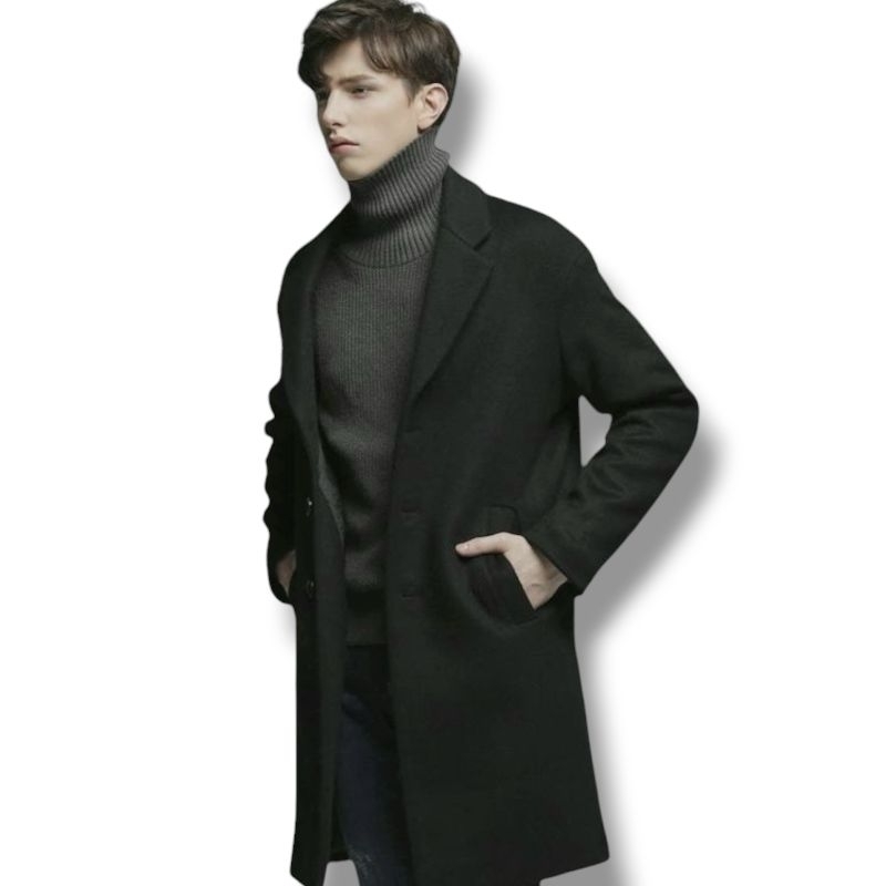ZIVK Winter Peacoat - Coat Wool Import Mantel Musim Dingin Pria