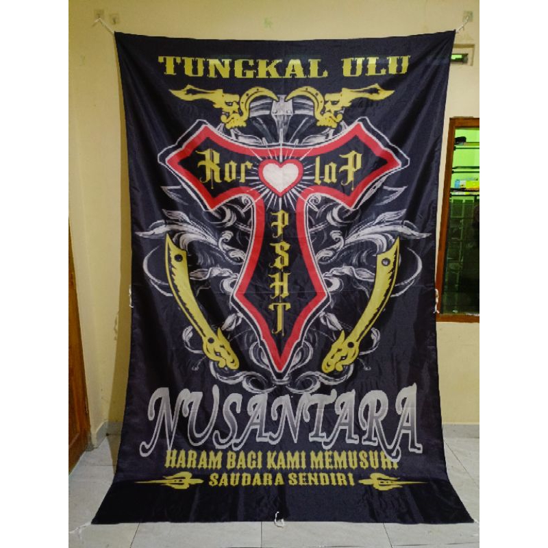 BENDERA FULL PRINTING KORLAP PSHT