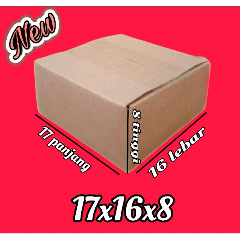 

kardus packing UK 17x16x8 kardus besar kardus kecil