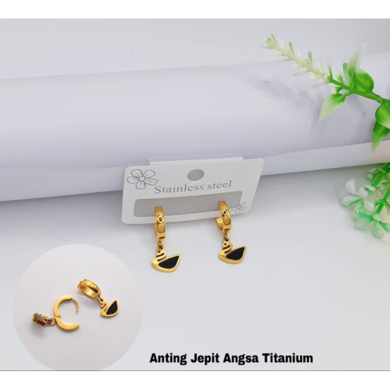 1-PCS ANTING JEPIT ANGSA TITANIUM
